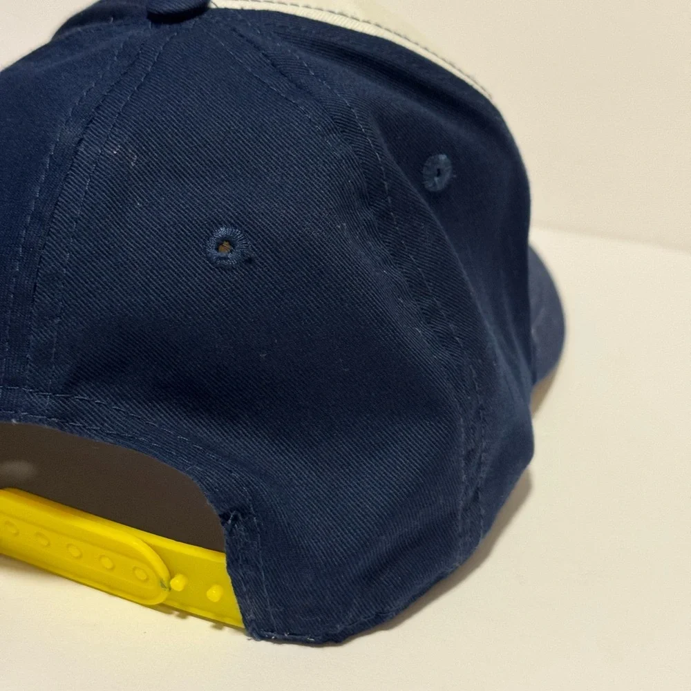 Kirby Nintendo Baseball Hat Blue White 100% Cotton Adjustable One Size
